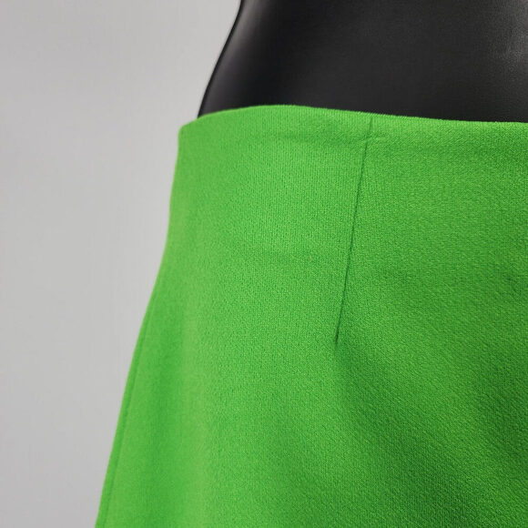 Vintage Handmade Lime Green Mini Skirt Size XS - Picture 2 of 6
